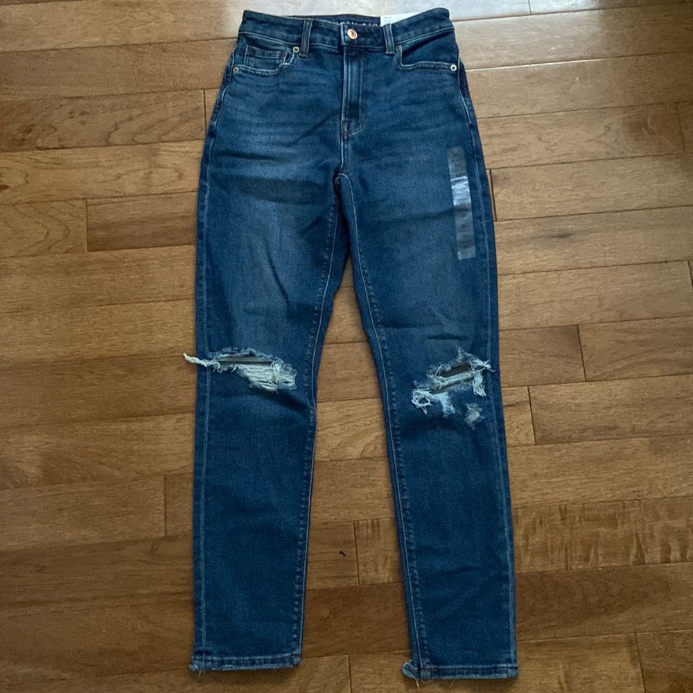 American eagle stretch mom jeans